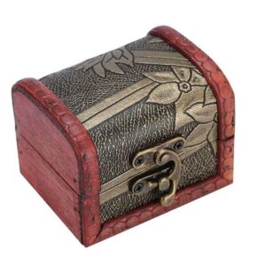Scatola di Legno per Orologi da Taschino Vintage