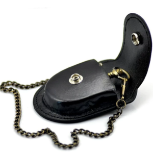 Custodia in Similpelle per Orologio da Tasca