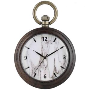 Orologio da Tasca in Legno d'ebano