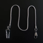 Catena vintage in acciaio inox per orologio da taschino