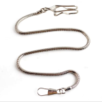 Catena vintage in acciaio inox per orologio da taschino