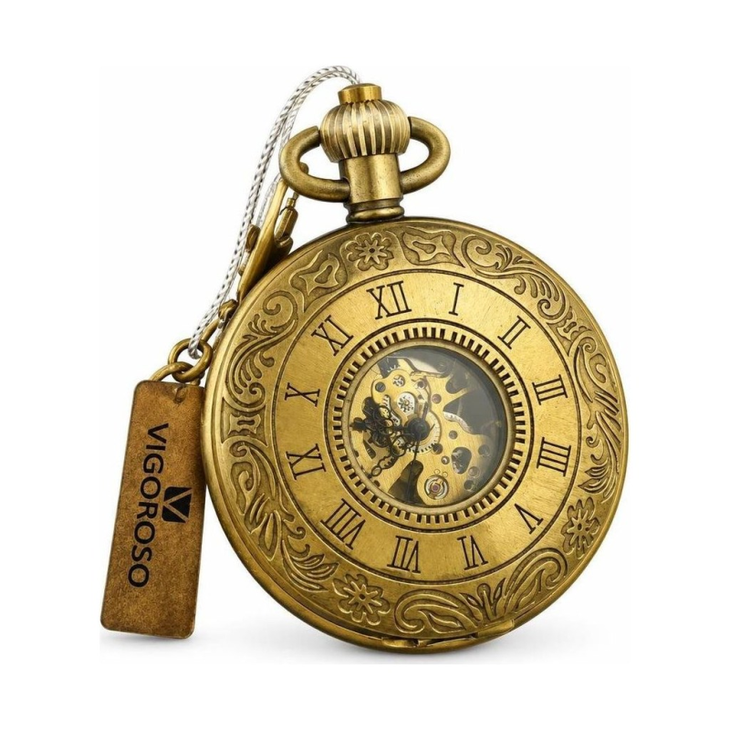 Orologio cipolla in rame a carica manuale