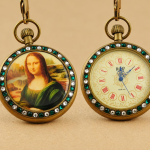 Orologio cipolla meccanico in rame