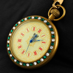 Orologio cipolla meccanico in rame