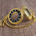 Orologio cipolla vintage meccanico con numeri romani