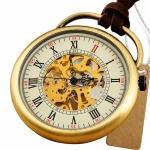 Orologio da tasca a quadrante aperto con numeri romani
