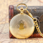 Orologio da tasca automatico dorato con numeri romani