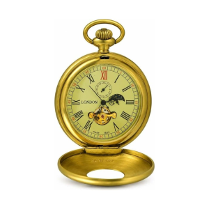 Orologio da tasca double hunter in rame
