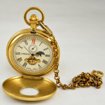 Orologio da tasca double hunter in rame