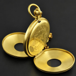 Orologio da tasca double hunter in rame