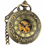 Orologio da tasca Double Hunter meccanico — Bronzo