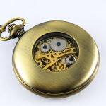 Orologio da tasca meccanico con cervo