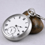 Orologio da tasca meccanico in acciaio inox