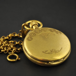 Orologio da tasca meccanico in rame puro