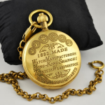Orologio da tasca meccanico in rame puro