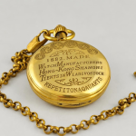 Orologio da tasca meccanico in rame puro
