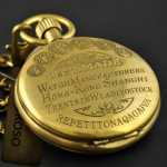 Orologio da tasca meccanico in rame puro