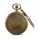 Orologio da tasca meccanico inciso