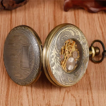 Orologio da tasca meccanico inciso