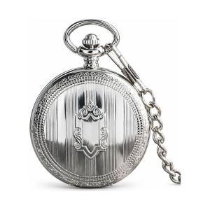 Orologio da tasca scheletrato automatico con catena