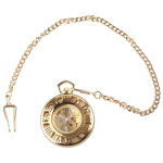 Orologio da tasca scheletrato automatico dorato