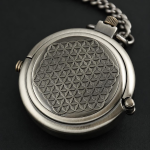 Orologio da tasca steampunk a carica manuale — Argentato
