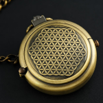 Orologio da tasca steampunk a carica manuale — Bronzo e dorato