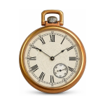 Orologio da tasca vintage meccanico color oro rosa