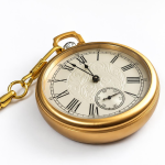 Orologio da tasca vintage meccanico color oro rosa