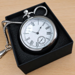 Orologio da tasca vintage meccanico VIGOROSO in giada