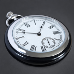 Orologio da tasca vintage meccanico VIGOROSO in giada