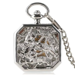 Orologio da taschino a carica manuale con tigre