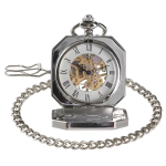 Orologio da taschino a carica manuale con tigre