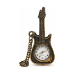 Orologio da taschino a forma di chitarra al quarzo