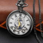 Orologio da taschino al quarzo con ancora