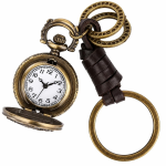Orologio da taschino al quarzo con aquila in rilievo