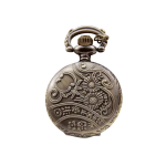 Orologio da taschino al quarzo con cervo color bronzo