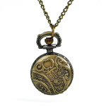 Orologio da taschino al quarzo con cervo color bronzo
