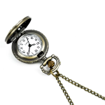 Orologio da taschino al quarzo con cervo color bronzo