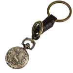 Orologio da taschino al quarzo con cervo in rilievo