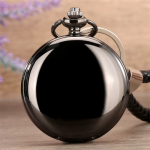 Orologio da taschino al quarzo con cordino intrecciato