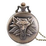 Orologio da taschino al quarzo con leone in rilievo — Unità singola