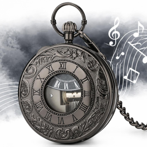 Orologio da taschino al quarzo con musica