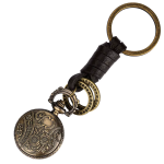 Orologio da taschino al quarzo con portachiavi vintage
