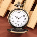 Orologio da taschino al quarzo con uccelli