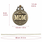 Orologio da taschino al quarzo MOM in ottone