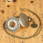 Orologio da taschino al quarzo stile antico