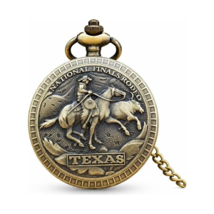 Orologio da taschino al quarzo texano con rodeo