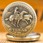 Orologio da taschino al quarzo texano con rodeo