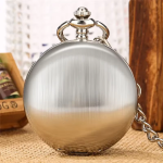 Orologio da taschino automatico meccanico argentato